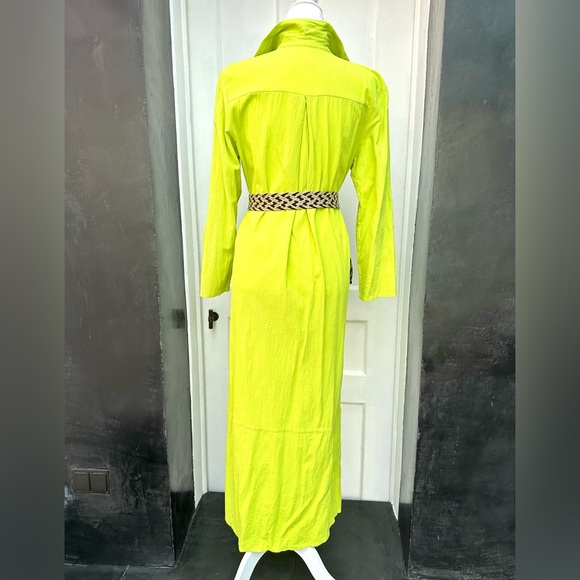 Shirtdress, lime, large - Picture 3 of 5